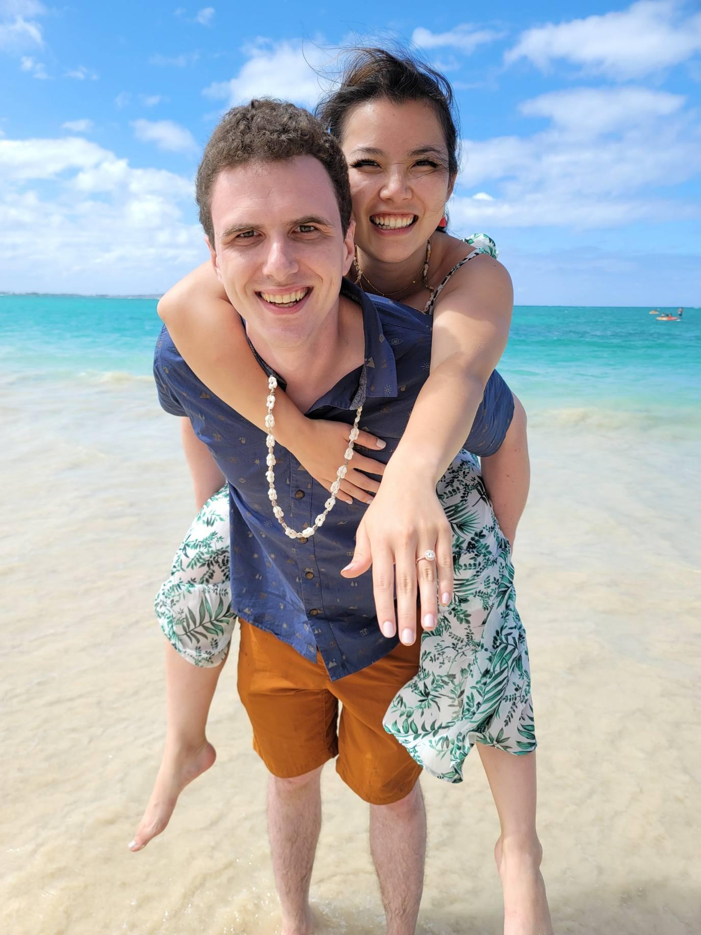 Joe had enlisted Olivia's now bridesmaid, Lindsay, to help with the engagement! Luckily she and her husband Nick were in Hawaii at the same time! They allowed our moment to be captured and recorded and then we were surprised with a super fun photo shoot to celebrate!