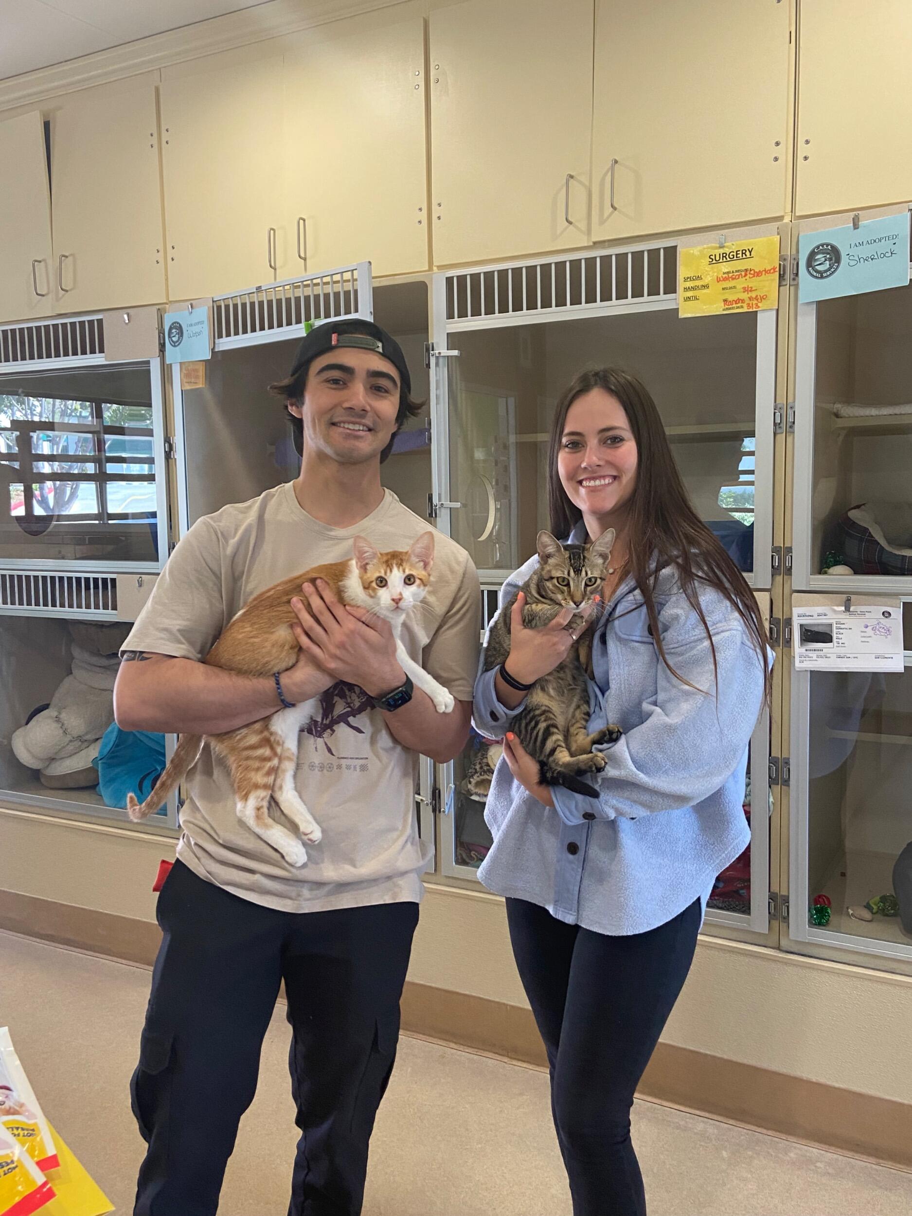 We adopted our sweet kittens - Koa and Ripley - and they were the best addition to our little family. 