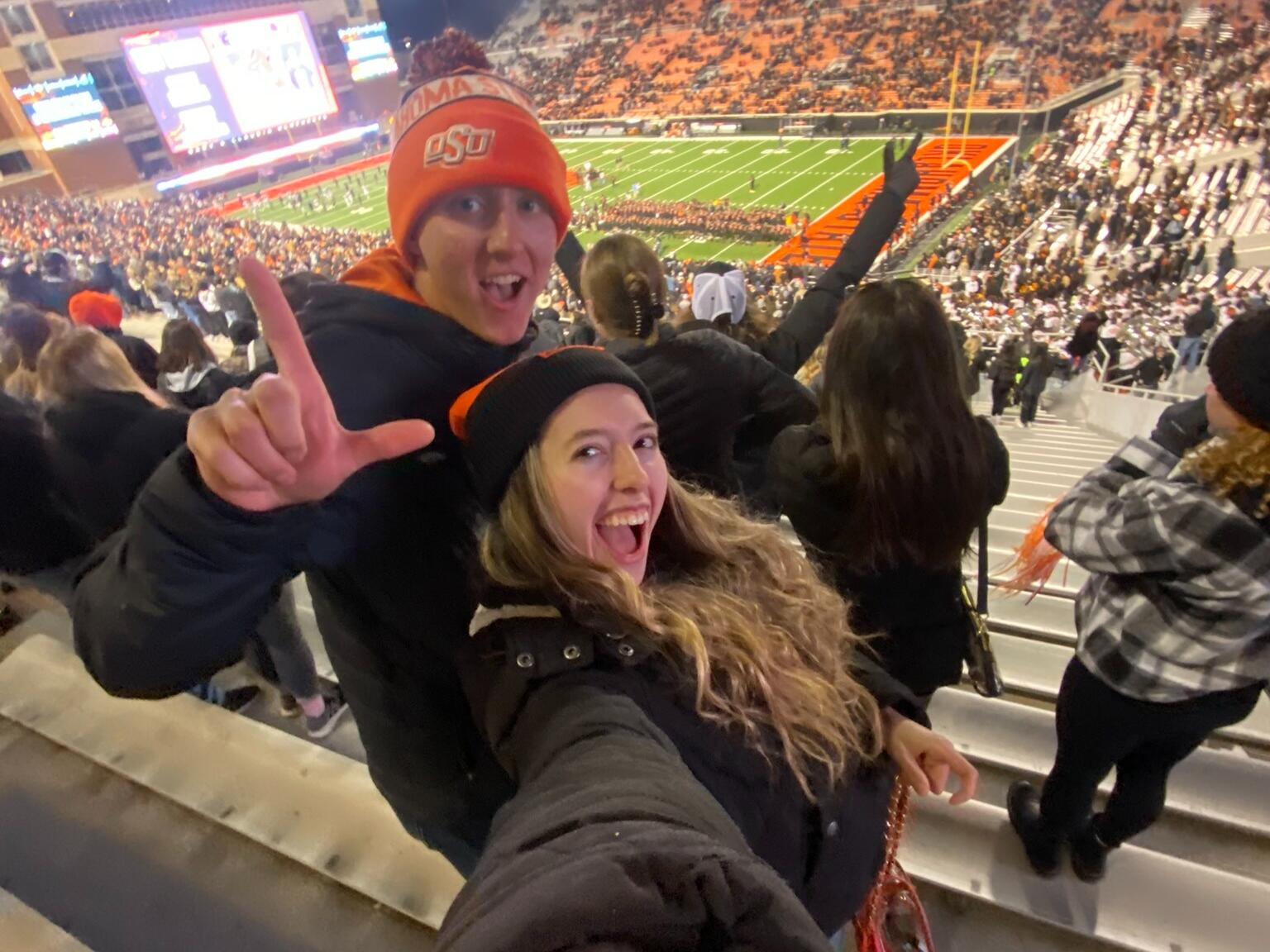 We have watched many OSU football games together!