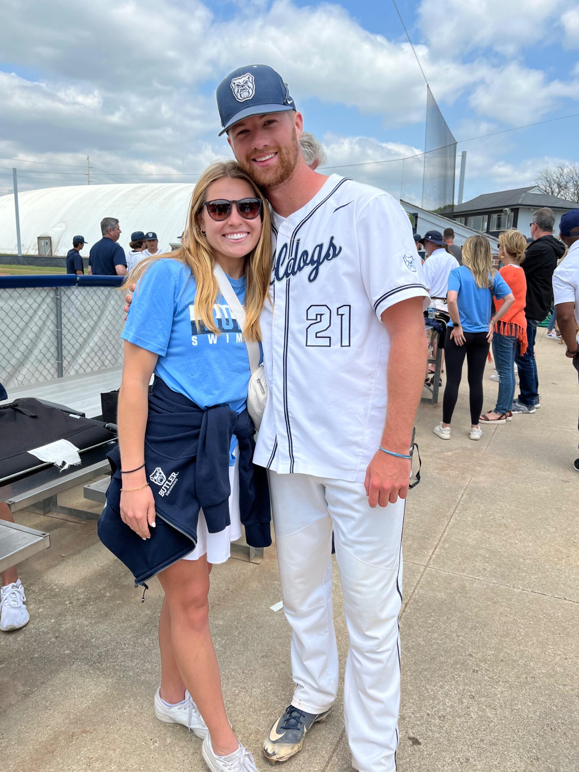 Clay's Butler Baseball senior game!