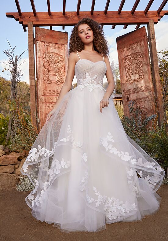 Modern Boho Tulle and Lace Wedding Dress by Casablanca Bridal - ca
