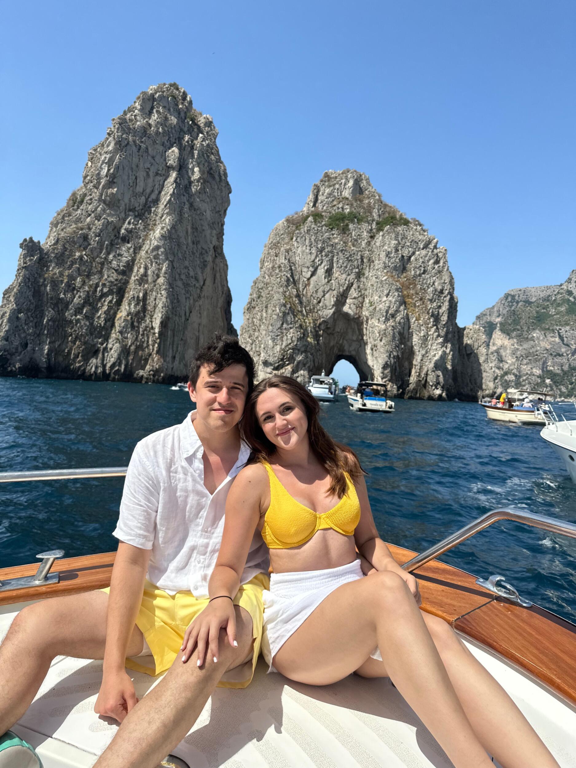 Boat Ride in Capri