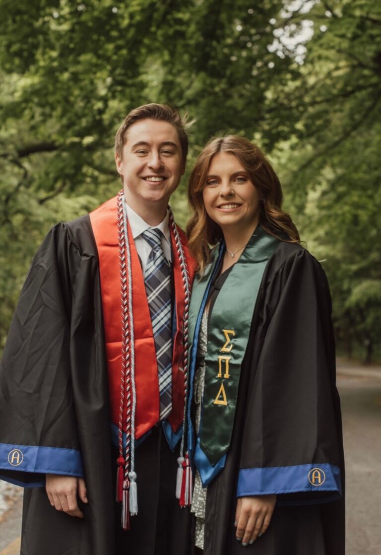 We graduated from Augustana and celebrated our 3 year anniversary.