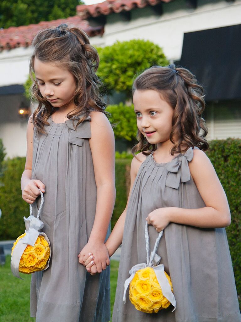 girls hair flowers