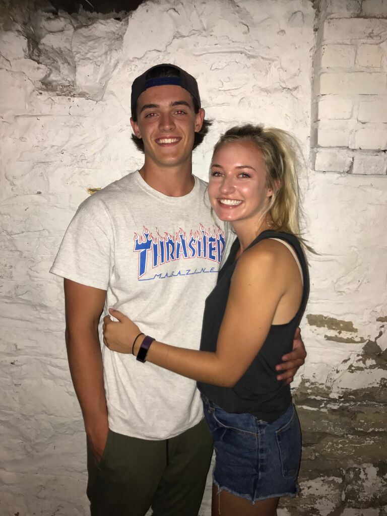Officially began dating after our freshman year of college.