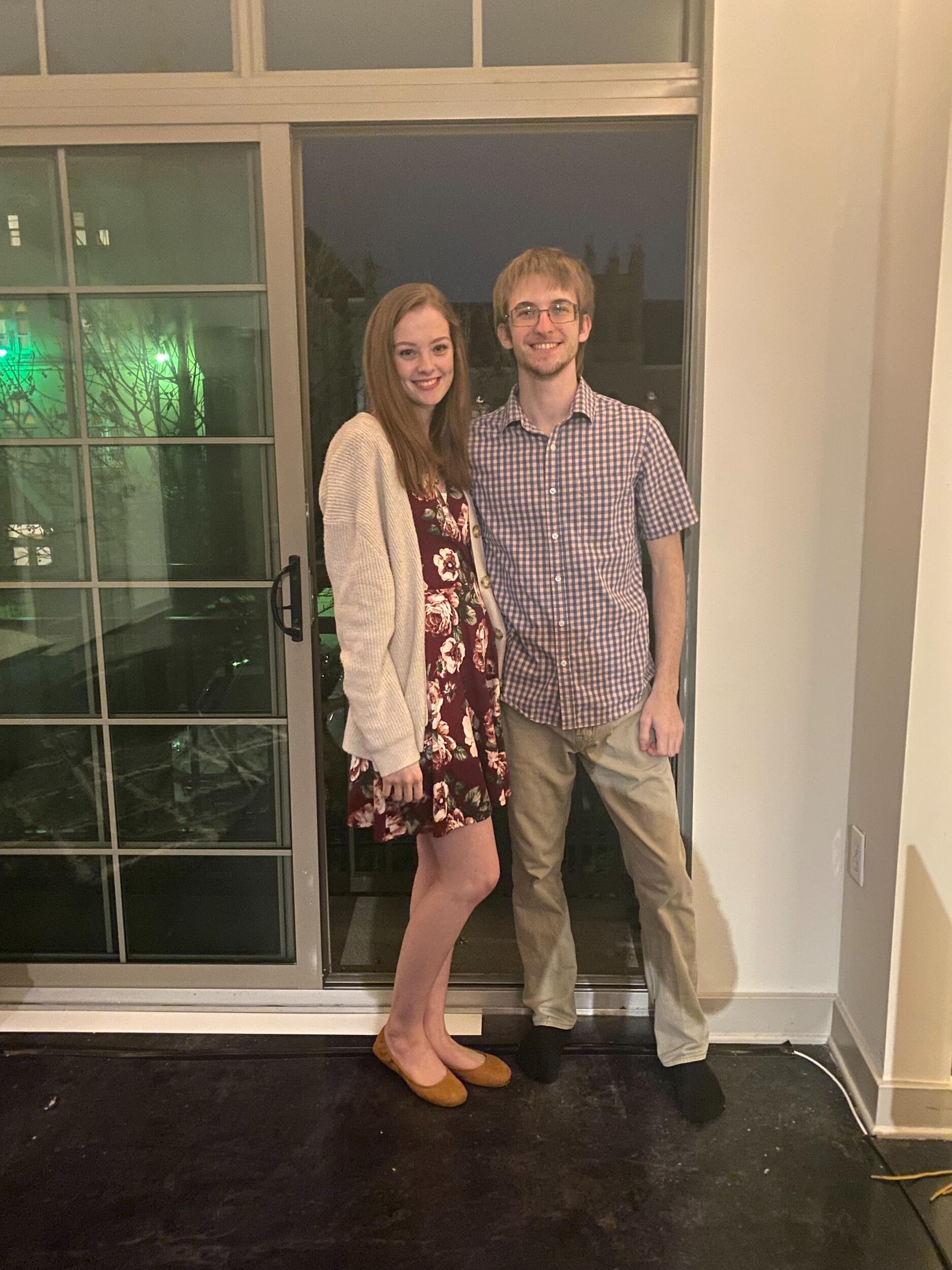 Even though their 3 years of dating was on a Tuesday, they celebrated the day the Saturday before by going out to Say Cheese and walking from D.C. to Virginia