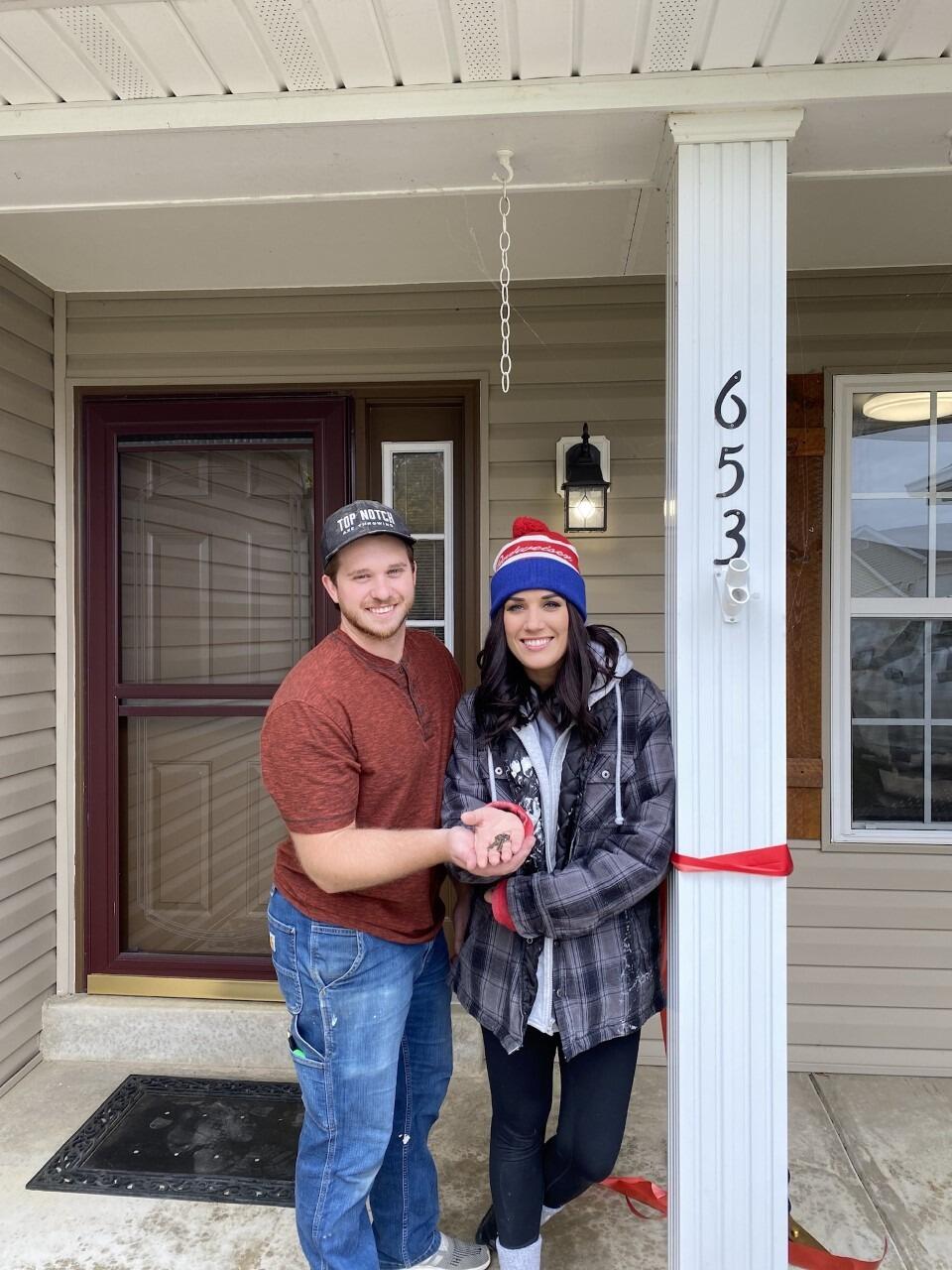 We found a house! Our closing date just so happened to be our 3-year anniversary.