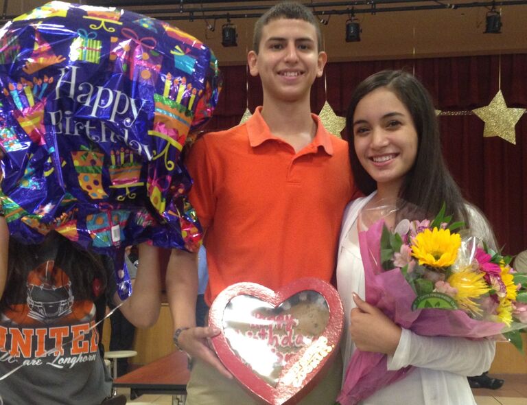 Mariana's 15th birthday.