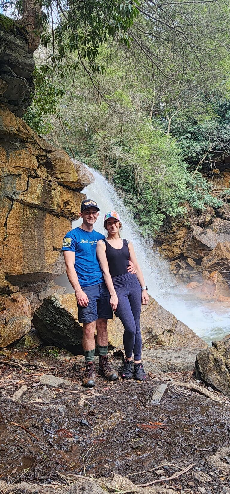 The very next day, we went on our first date—another hike/waterfall- Douglas Falls, and started the beginning of our incredible journey together. 

Although their first date didn't go the way we expected it to go....
