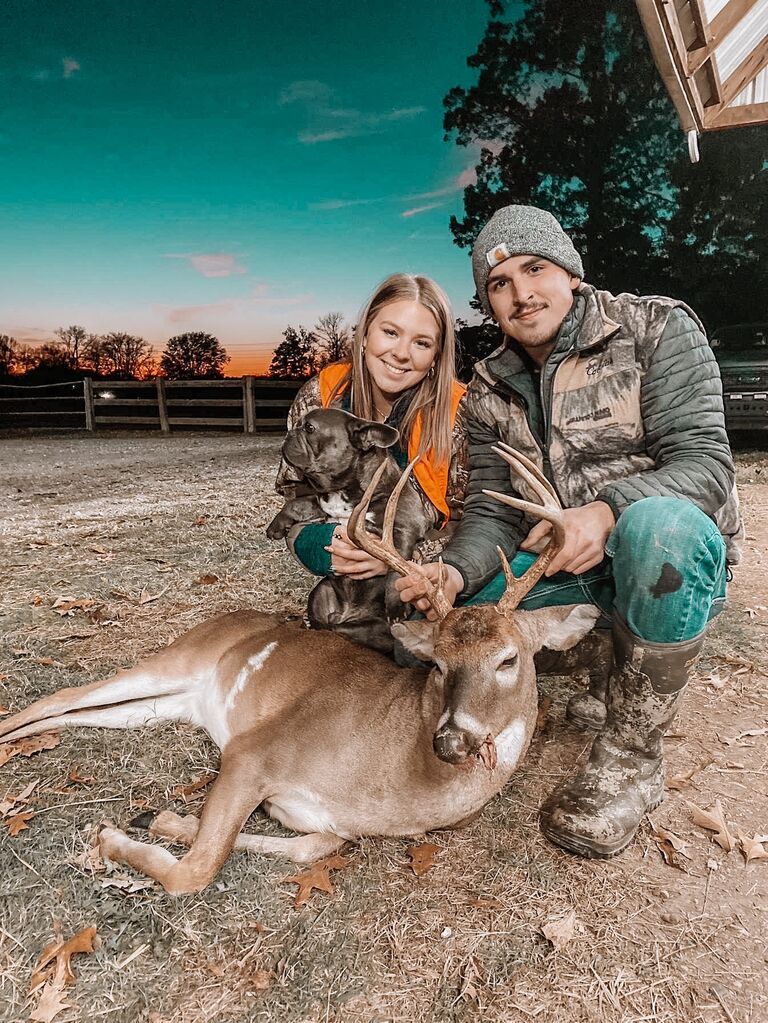 We went hunting and got Gracie's first Deer!