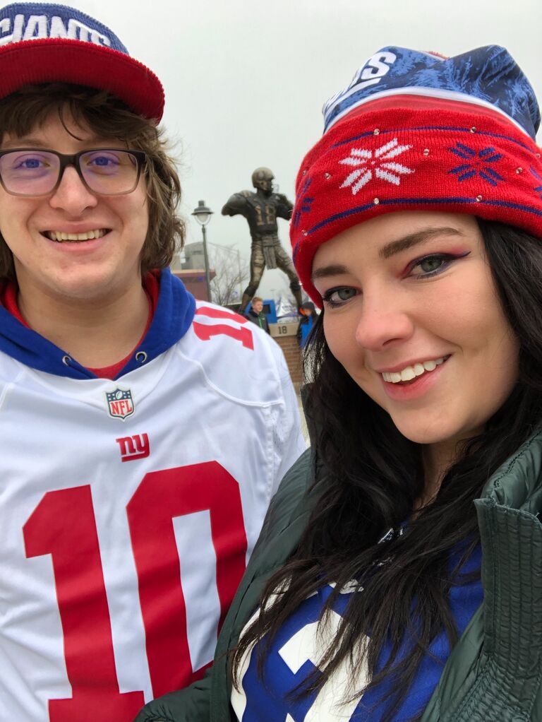 First NFL Game. Colts vs. Giants