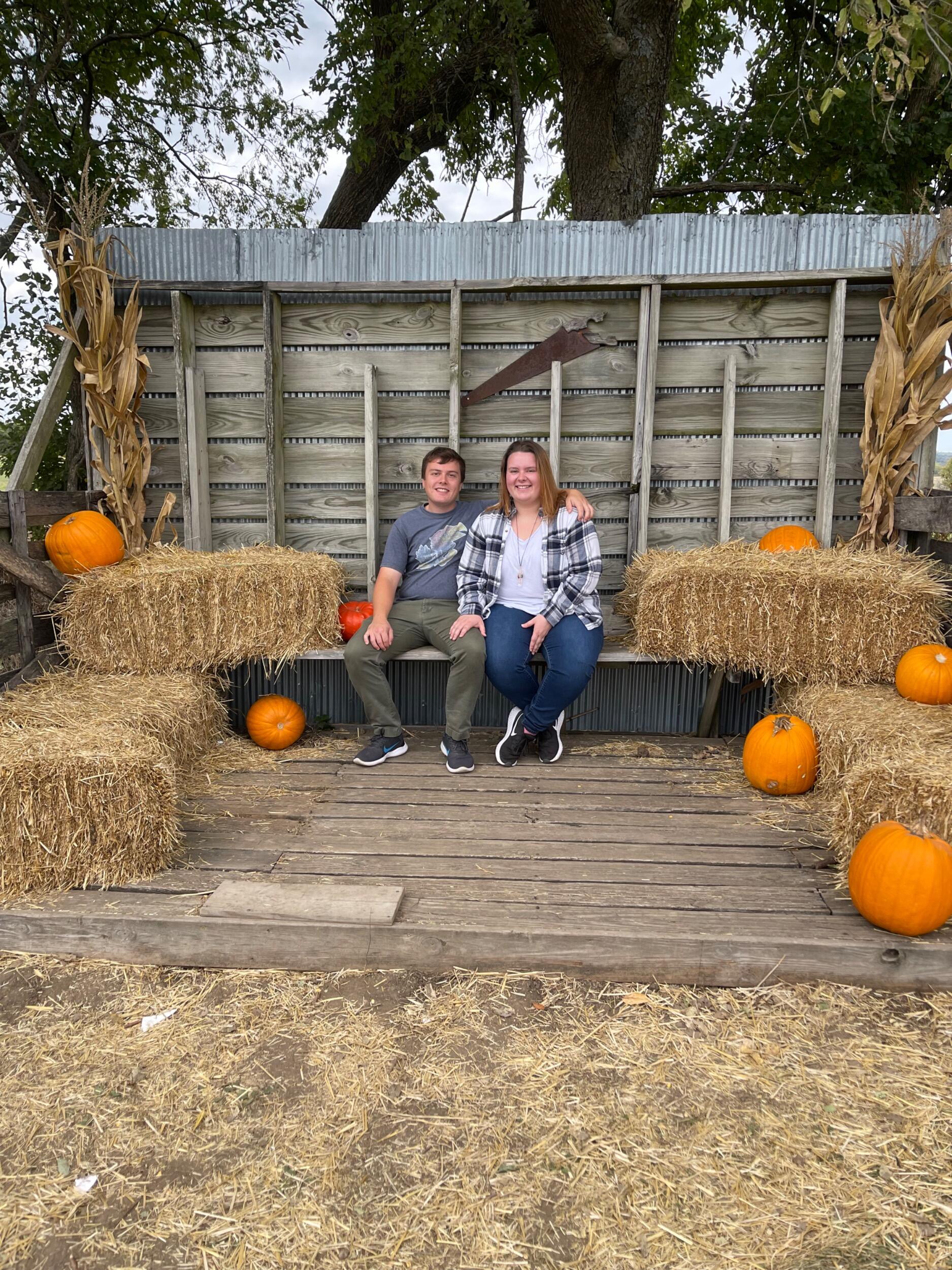 Our first pumpkin patch experience at the Louisburg Cider mill.
