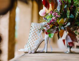 wedding shoes heels white open toe