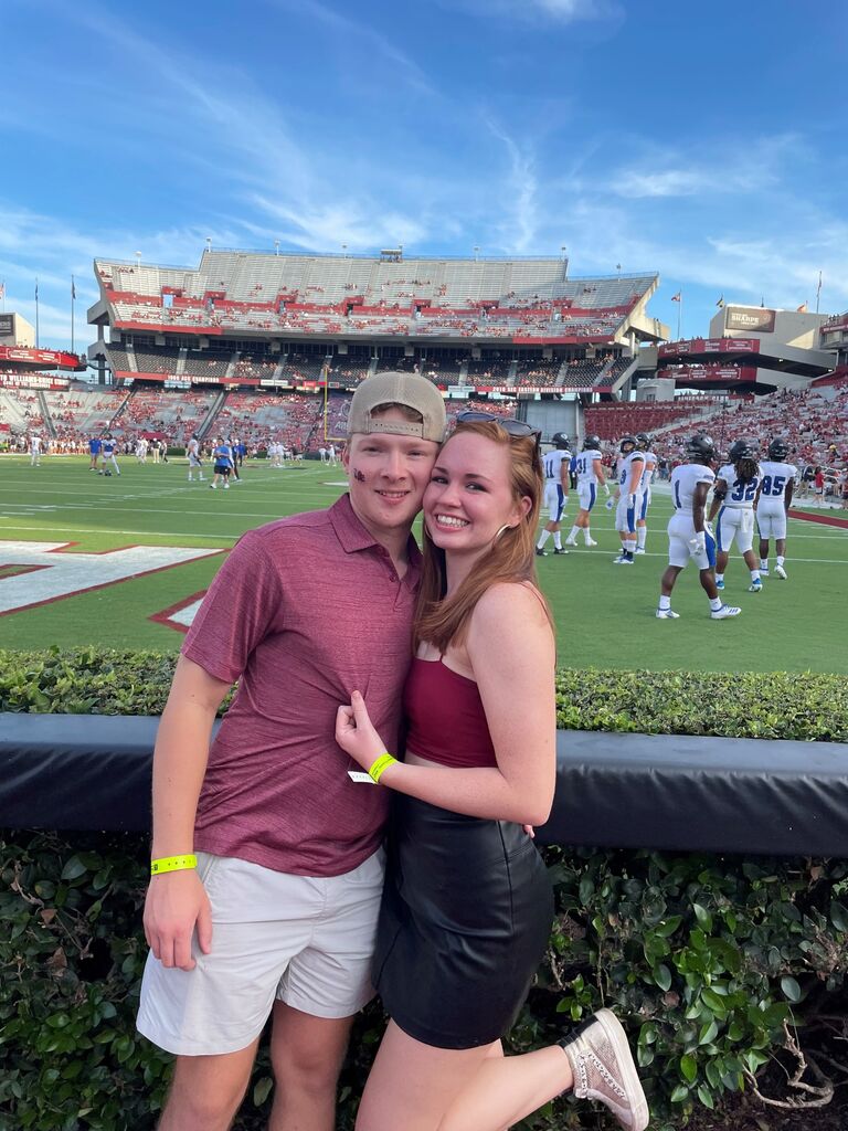 In college together - Go Cocks!