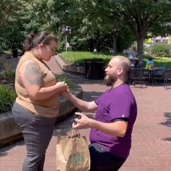 She said YES! 