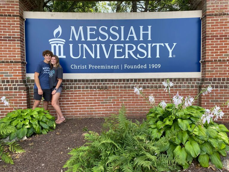 Asher was able to drop Mackenzie off for her freshman year of college. This was a bittersweet moment as it was the start of many years of long distance