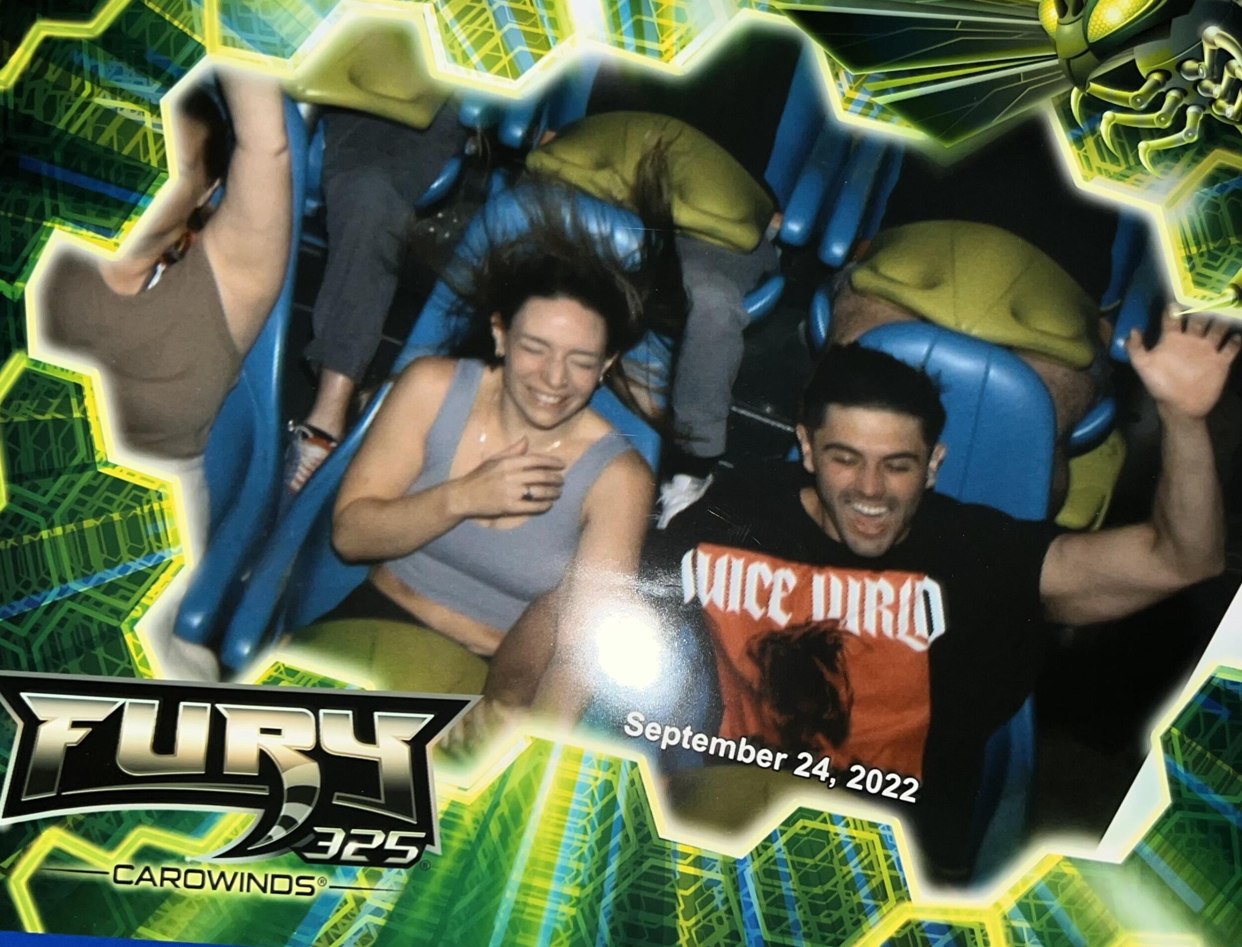 Our first trip to Carowinds together