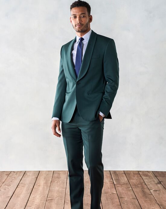 The Black Tux Emerald Shawl Tuxedo Wedding Tuxedo | The Knot