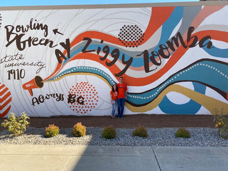 Jacob’s first time visiting Bowling Green, Mikayla’s College Alma mater 🧡🤎 
