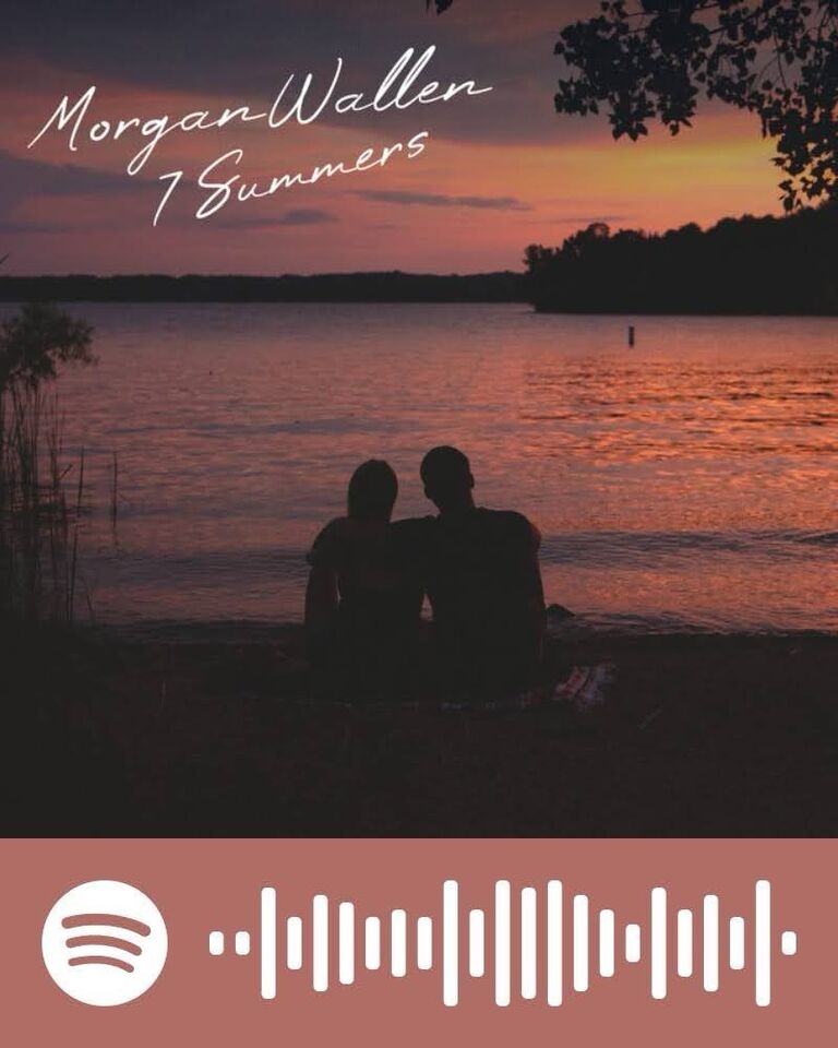 "That was 7 summers ago" 
(we saw MW on our 7 year anniversary)