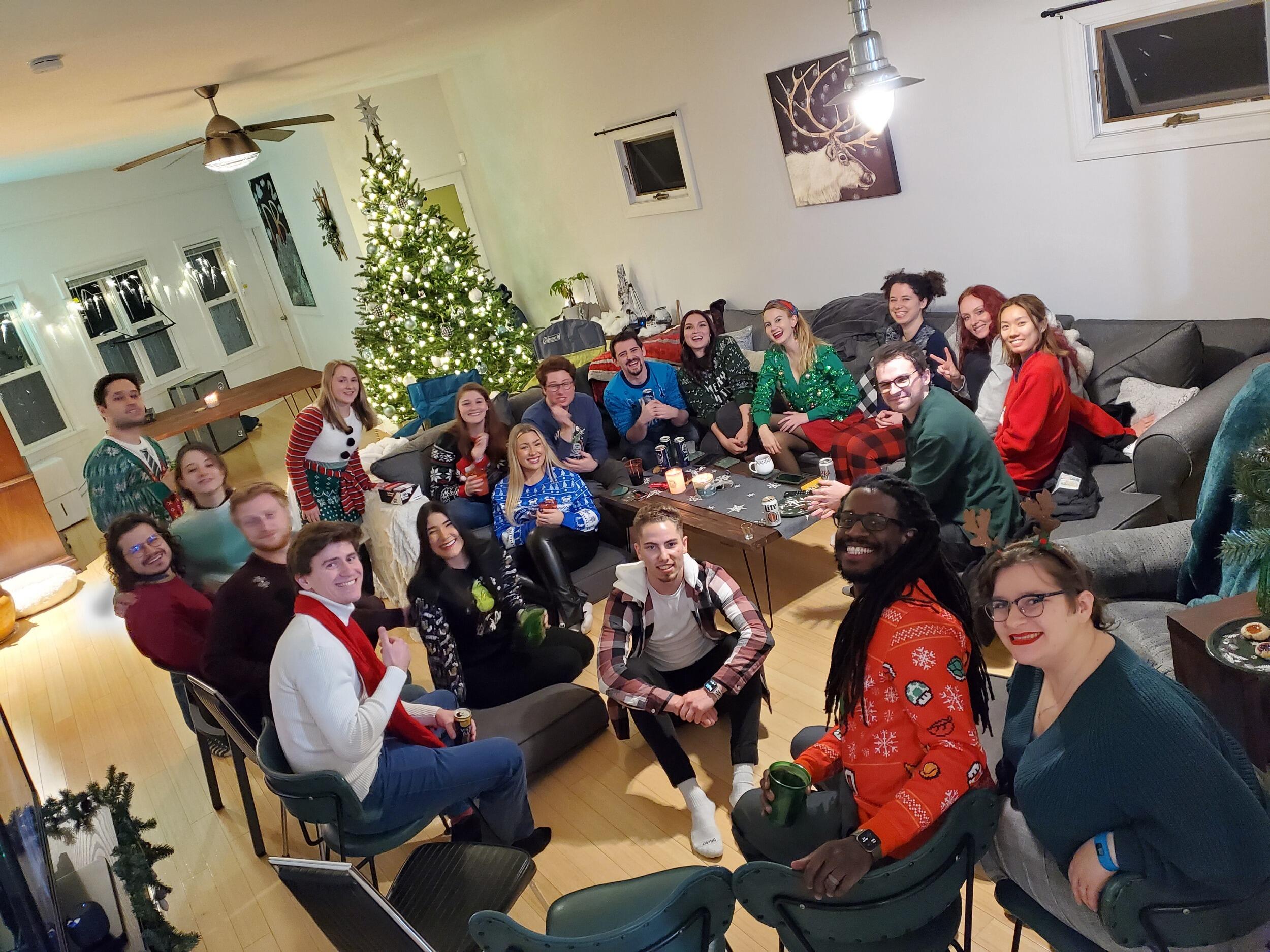 Our first Cleveland Christmas party! We have certainly made many lifelong friends during our time here. 
