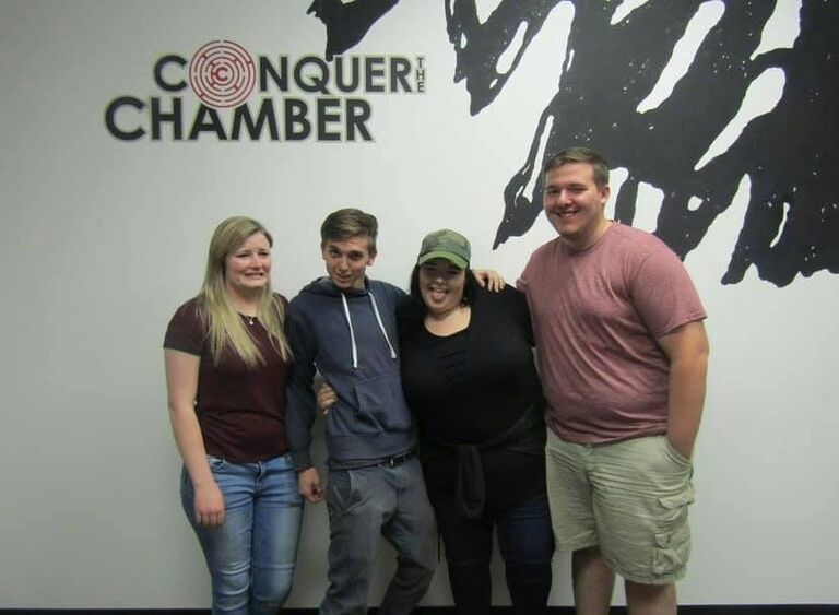 Our first ever escape room. Let's just say that half the time we let Kim stay in handcuffs unable to do much. We also did not finish in time.