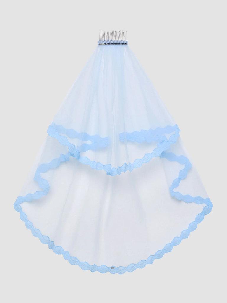 Savage X Fenty blue future wife veil