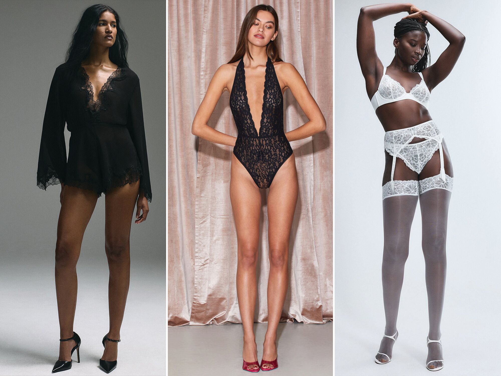 Three anniversary lingerie looks 