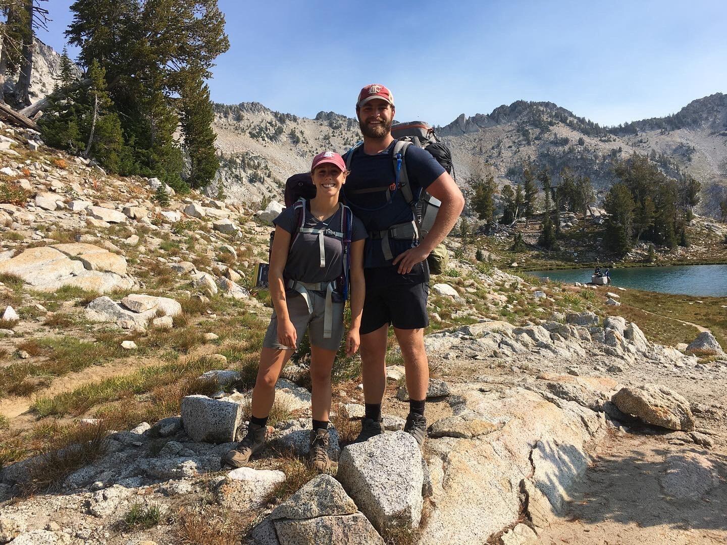 The first of many backpacking trips! We were in Eastern Oregon in the Wallowa Mountains.  