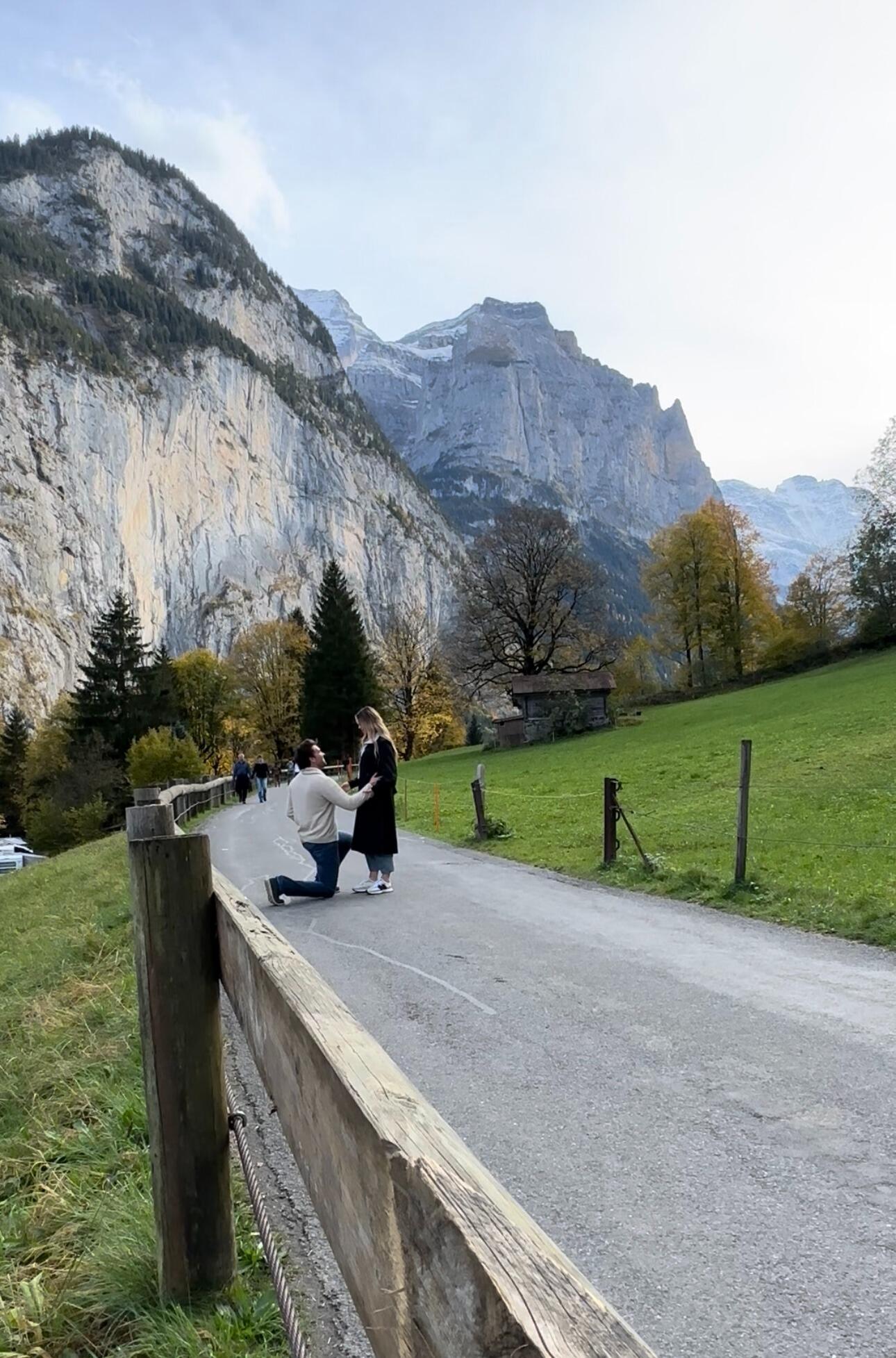 Fast forward to October 2023: after countless train rides, breathtaking mountains, and probably too much cheese, we found ourselves engaged in beautiful Switzerland.