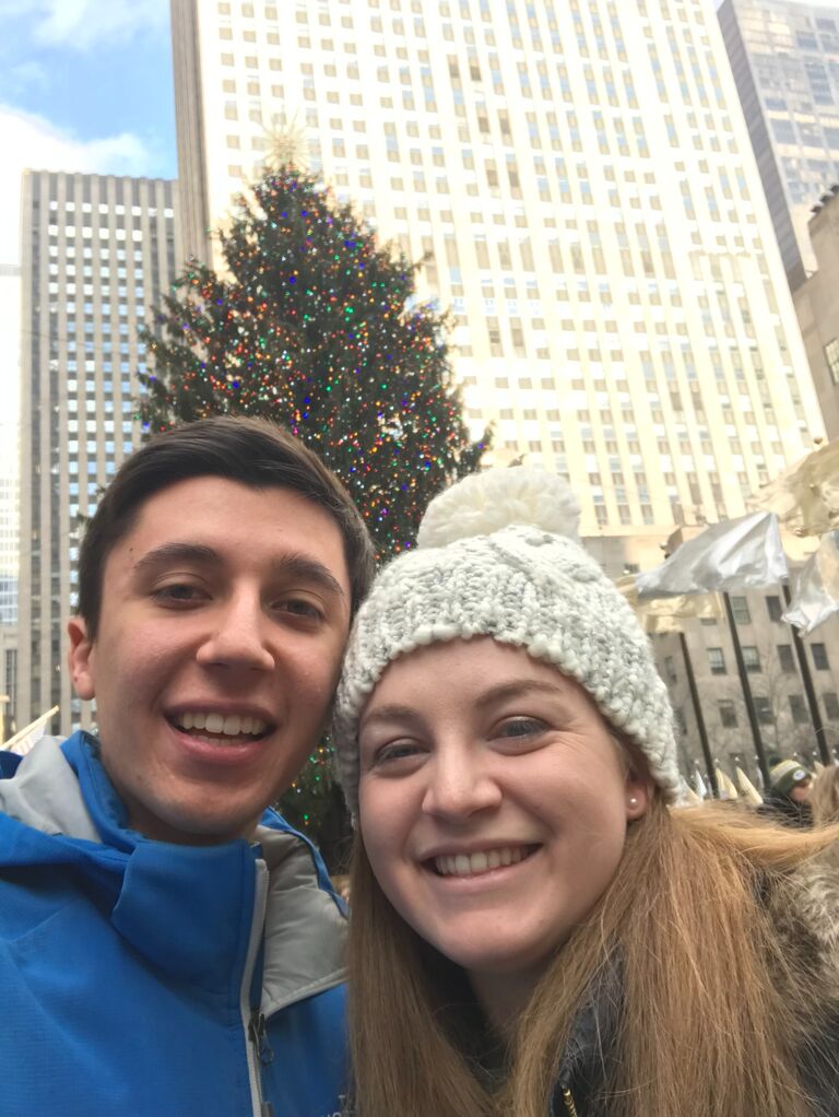 After high school, Jessica and Jacob both attended UConn. They spent time together both inside and outside of school, and one of their favorite memories is going to New York City to see the Christmas tree in Rockefeller Center. 