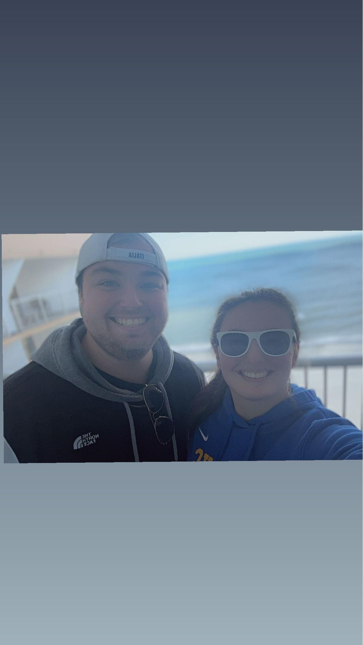 After Makayla's graduation, Josh and Makayla went on their first vacation together. This was taken in Myrtle Beach, South Carolina!