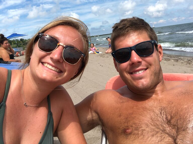 We love visiting each others families lake houses in Huron Ohio and Indian Lake Ohio