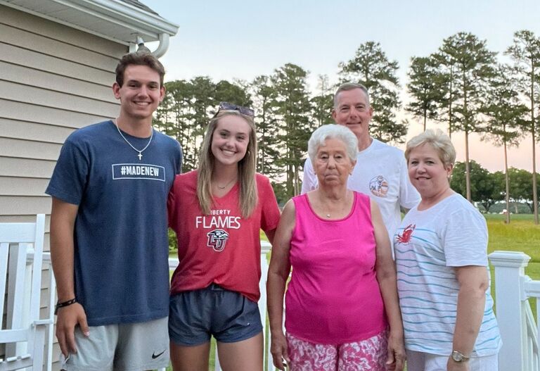 Andrew's First Time Meeting Kathryn's Mema!