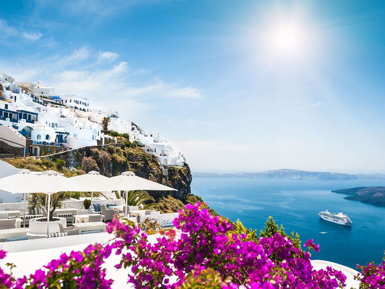 Honeymoon cruise in Greece