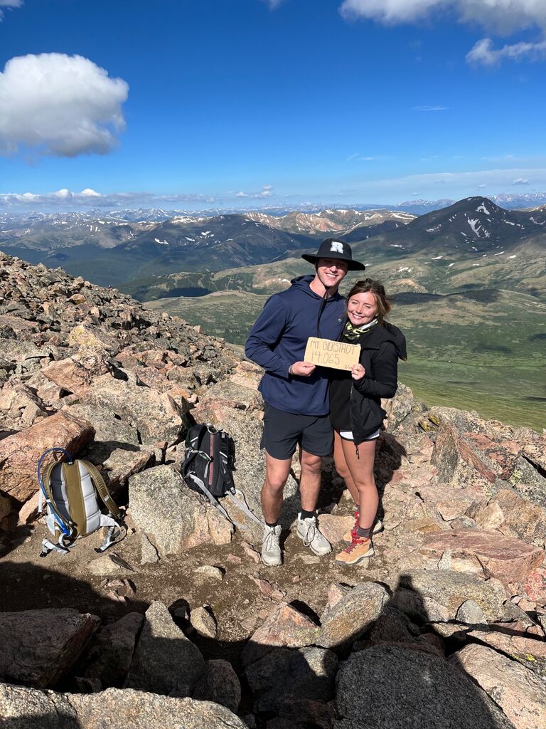 Our first 14er!
