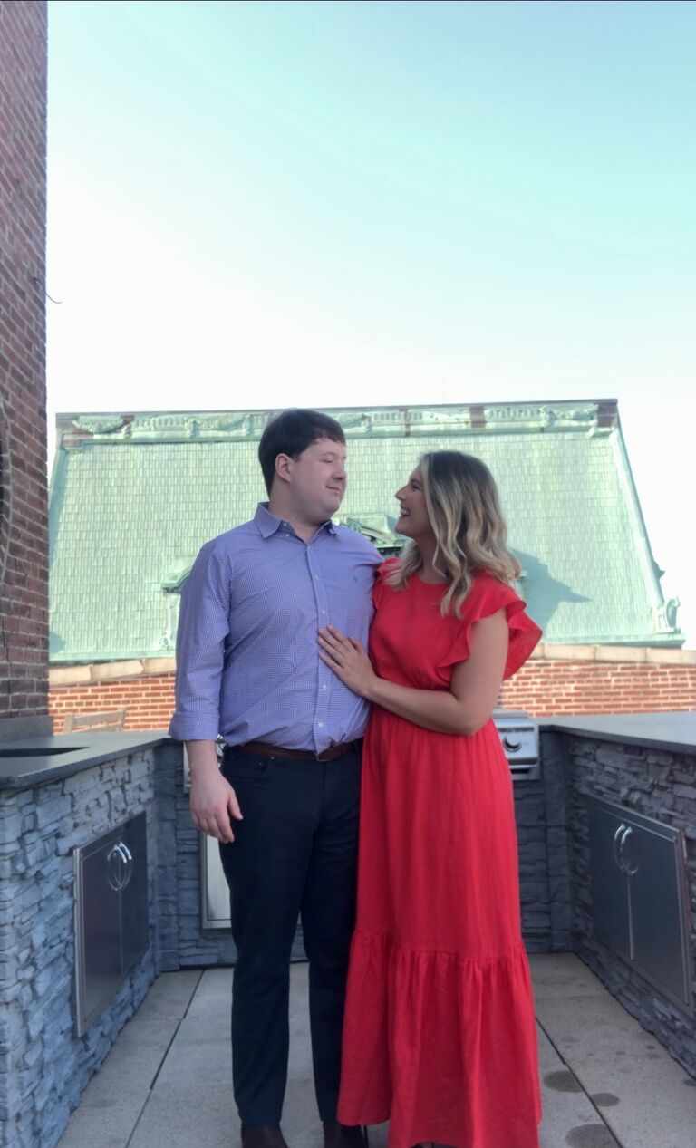 Our one year together and knew this was meant to last a lifetime!