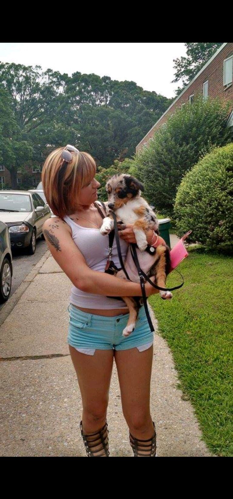 I tricked Michael into Adopting our 1st dog