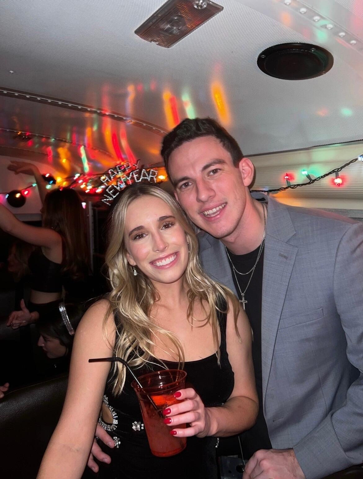 Our first New Year's Eve together - Where I got to meet all of Katie's best friends for the first time. 