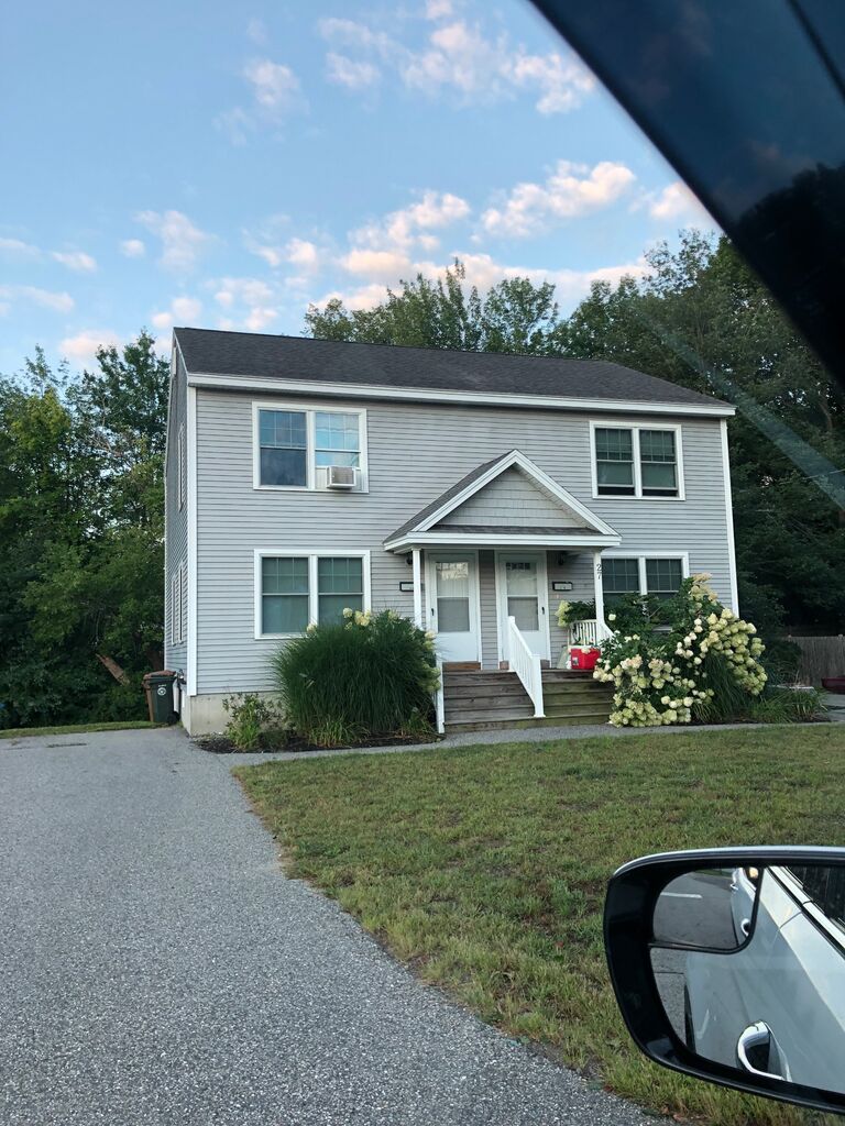 We moved into our first apartment together in Saco