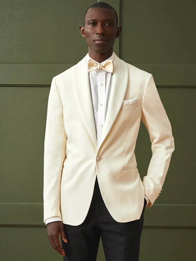 White on sale tuxedo blazer