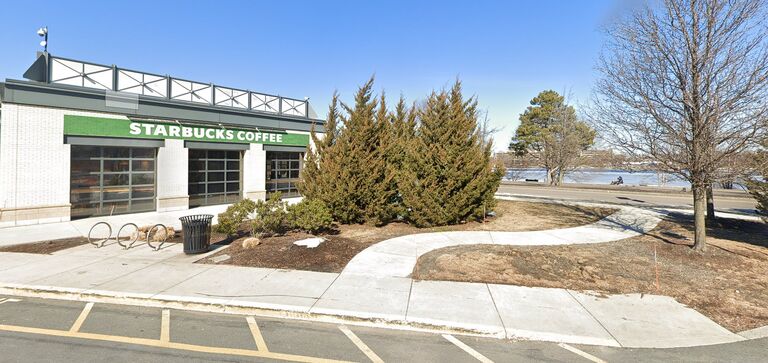 First date! Starbucks near the Mystic River. (Too bad we don't have a photo of us there.)