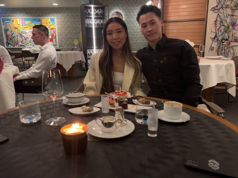 Michelin dinner for two. Guess whose bday?