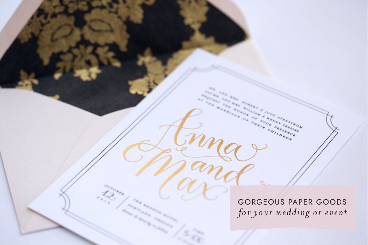 Paper Bloom Custom Invitations & Design + Updated Prices - The Knot