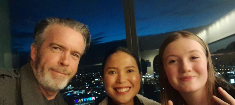 Dipta, Peter and Pearl Sheppard invade Auckland !