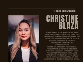 CHRISTINE BLAZA - Motivational Speaker - Santa Clarita, CA - Hero Gallery 2