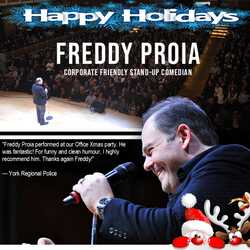 Freddy Proia: Corporate Friendly Stand-Up Comedian, profile image