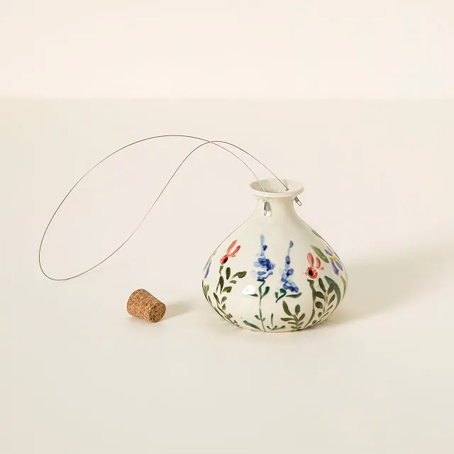 Porcelain hummingbird feeder from Uncommon Goods