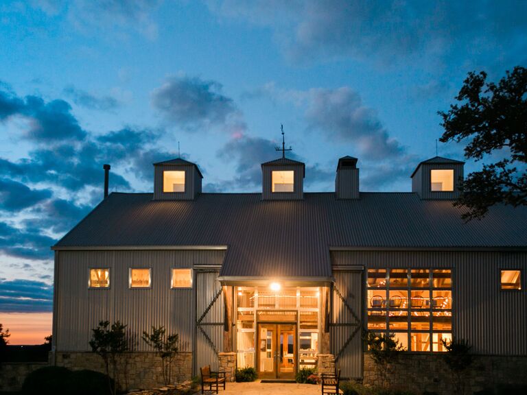 Wedding venue in Fredericksburg, Texas.