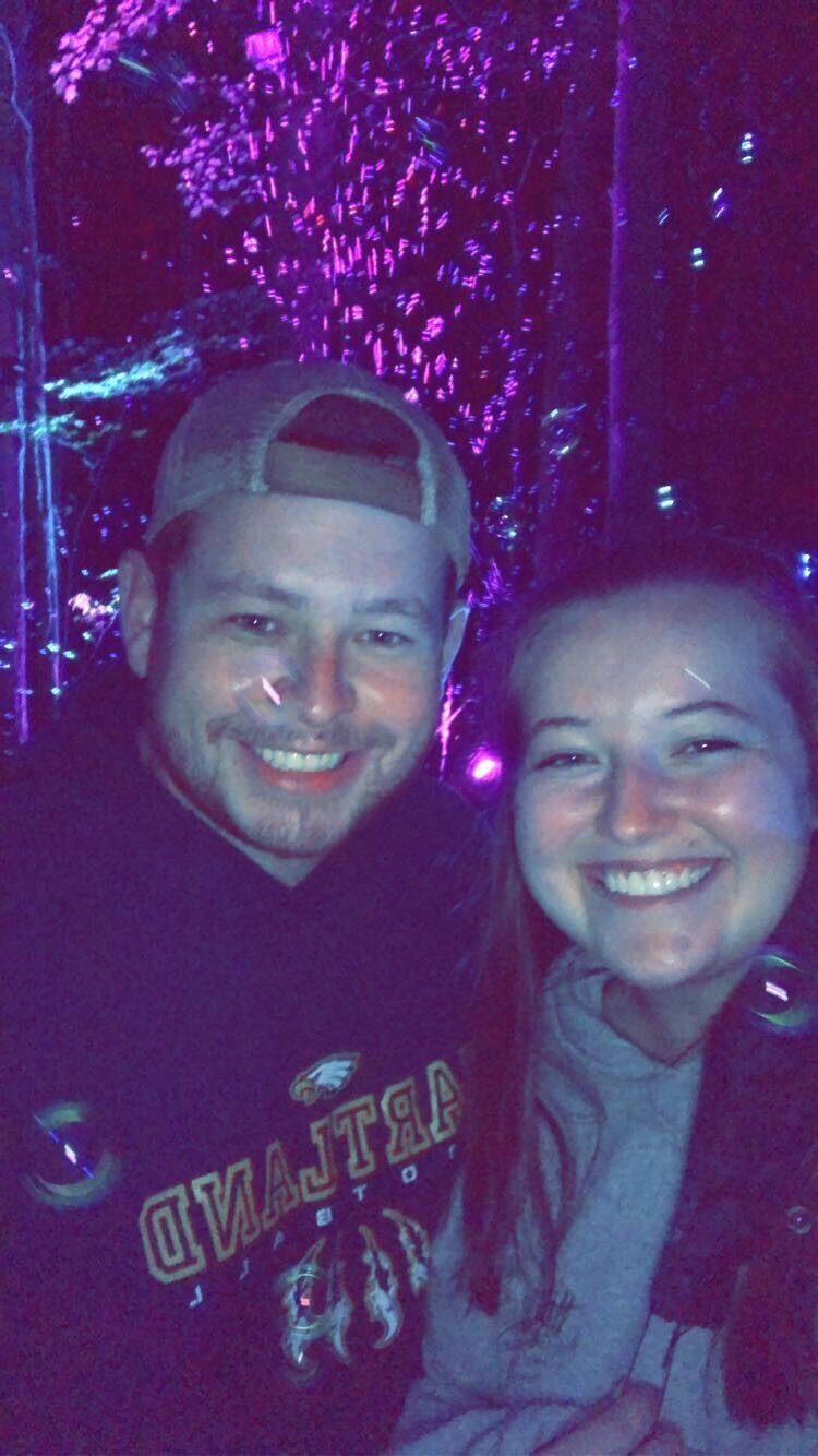 We got as creative as we could with outdoor dates in between quarantines.